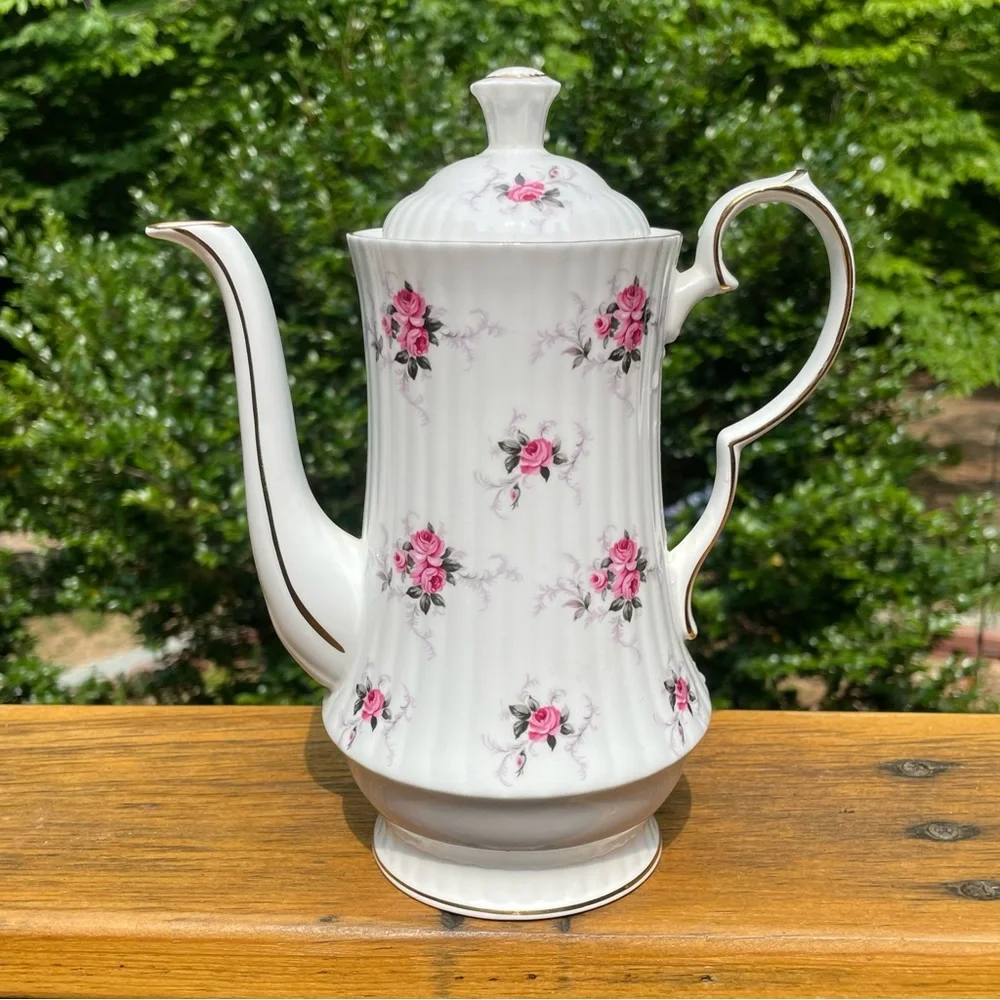 Hammersley Spode Bone China Princess House Windsor Rose Coffee Pot England